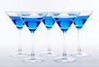 Blue Martini Cocktail