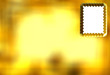 3d golden postcard background