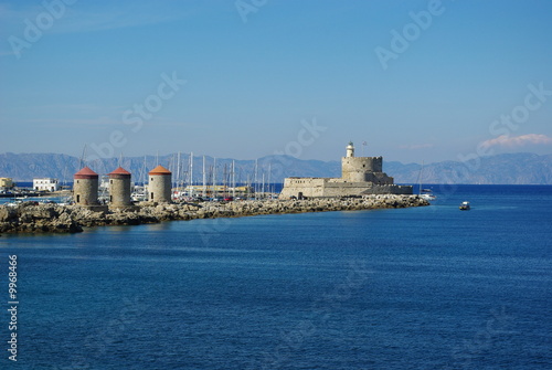 Port de Rhodes ville