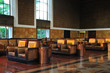 The elegant waiting room of Union Station in Los Angeles The elegant waiting room of Union Station in Los Angeles