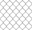 Metallic fence. Seamless texture. Isolated.