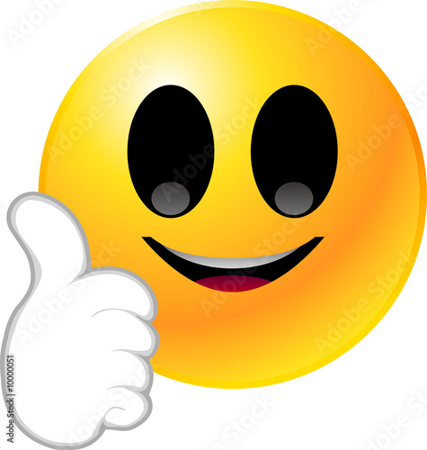 happy face clipart. of emoticon Smiley face