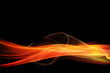 Glowing red abstract background