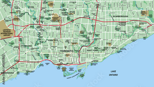 Toronto+canada+city+map