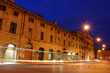 Verona street scene by night