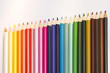 All colors of wooden pencils