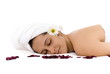 Beautiful Brunette Woman - Beauty and Health Care Concept .