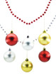 Christmas-tree decorations isolated on a white background