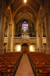 An organ in a Roman-catholic cathedral