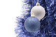 blue balls on white background