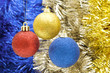 colorful christmas balls