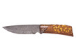 Beautiful hunting knife on a white background