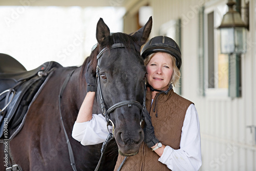Photo: Woman With Her Horse Woman With Her Horse