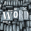Photo : letter word letter word