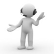 3d Human Talk With His Headhpo...