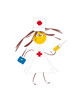 White uniform of doctor. Abstract picture. White uniform of doctor. Abstract picture.