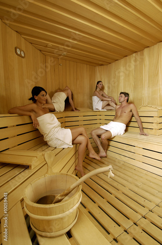 Foto: gruppo in sauna gruppo in sauna