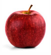 The reddish fresh apple