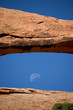 Der Landscape Arch im Arches National Park in Utah Der Landscape Arch im Arches National Park in Utah