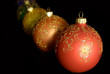 Colored balls for christmas tree decoration