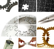 business theme composition out of many images business theme composition out of many images