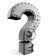 Illustration: Banking safe from question mark Banking safe from question mark