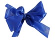sapphire-blue silk ribbon