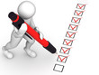 Man With Pen And Questionnaire...
