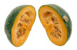 pumpkin vegetables isolated on white