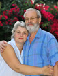 Portrait of a mature couple in love.
