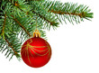 Christmas decoration isolated on the white background Christmas decoration isolated on the white background