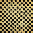 Handcrafted chessboard background, grungy surface