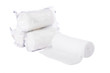 Gauze rolls isolated on a white background.
