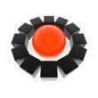 cubes around sphere (red and black series)