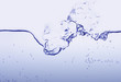 Abstract blue wave background, splash water, motion blur Abstract blue wave background, splash water, motion blur