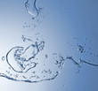 Abstract water background, splash, motion blur Abstract water background, splash, motion blur