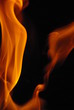 flammes orange