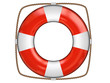 3d rendered lifeguard on white background isolated