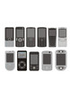 a set of cellphones - vector design