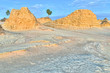 Ancient sand dunes and erosion patterns in Mungo National Park
