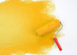 Yellow paint roller