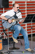 playing guitar