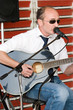 playing guitar