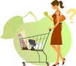 Woman Thinking Over Buying Apples