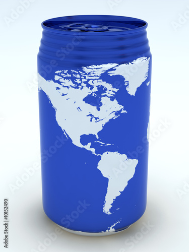 Illustration: Canned globe3 (America) Canned globe3 (America)
