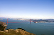Golden gate bridge from the Marin headlands,