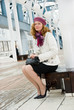 Middle age woman waiting for somebody for date