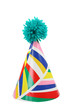 Party hat isolated on white background