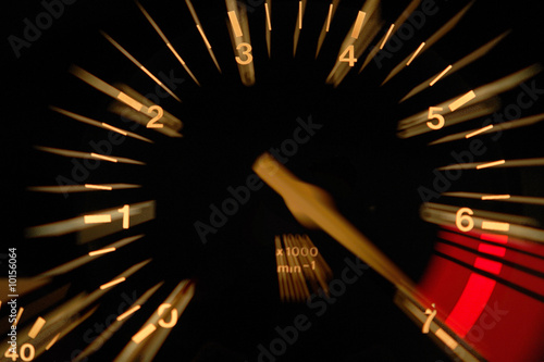 Tachometer at night........... Tachometer at night...........