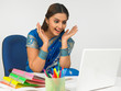 a beautiful asian female executive of indian origin
